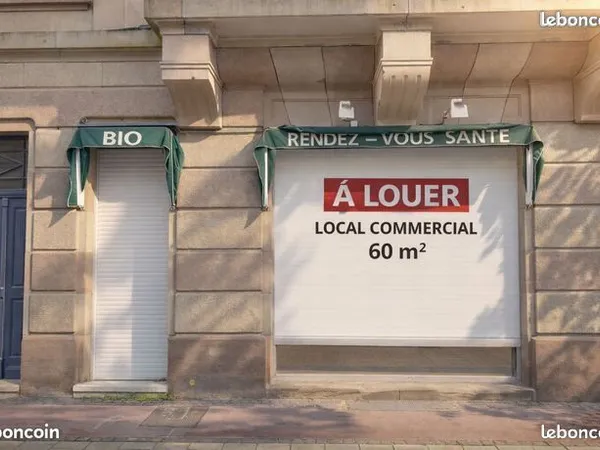 À LOUER - LOCAL COMMERCIAL 60 m² - METZ CENTRE / GARE