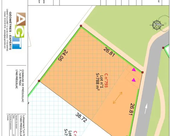 Vente de terrain à construire