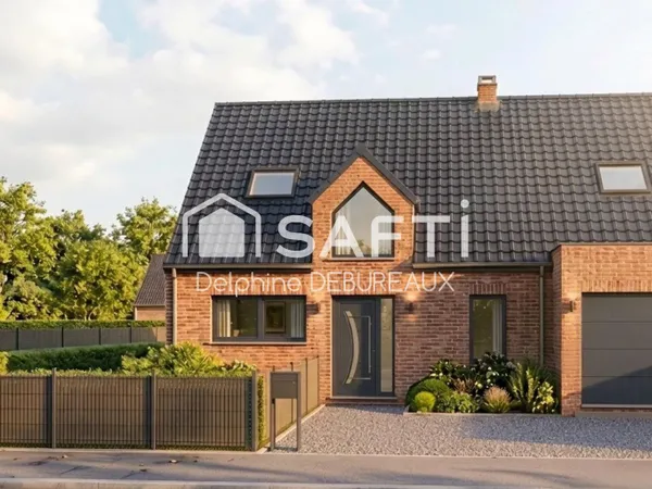 MAISON INDIVIDUELLE NEUVE SEMI PLAIN-PIED - SAULTAIN