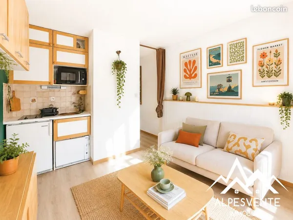 Studio 1 pièce 21 m²