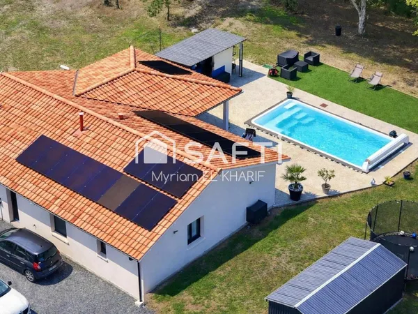 Contemporaine avec piscine - Cadre privilégié