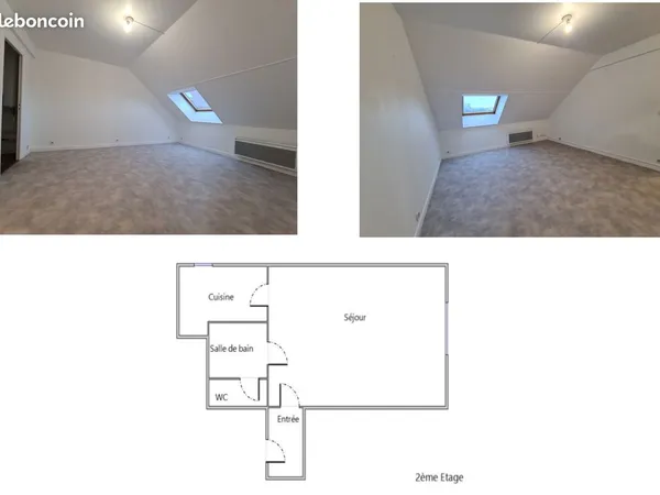 Studio 28.66m² - lumineux - parking - quartier calme