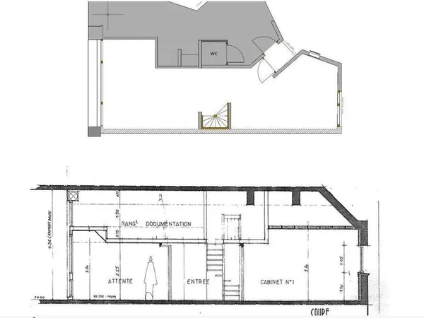 Local commercial 35 m² + 10m² mezzanine