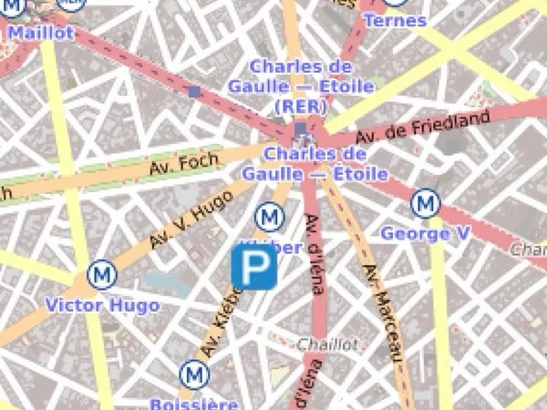 Loue parking 10m² Paris 16ème - Lauriston