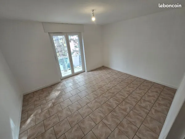 Mulhouse 2 pièces 43 m² + balcon