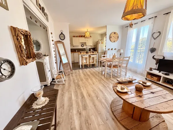 Appartement 3 pièces avec cave et parking sécurisé