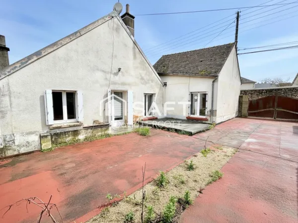 Maison à rafraîchir avec cave voûtée - Mer (41500)