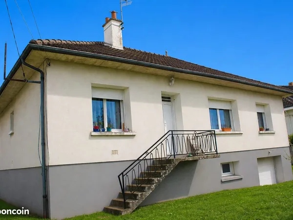 🏡 Maison 95 m² - 3 chambres - Grand sous-sol - Terrain 1 100 m²