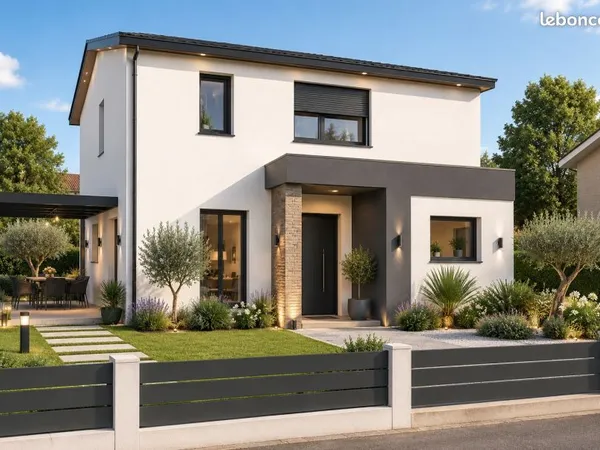 Maison neuve 5 pièces à Montaud sur parcelle de 580m2