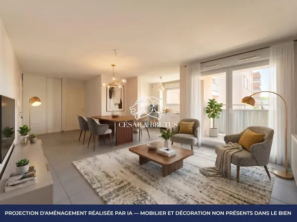 Vends t3 - 65.75 m² - Villeurbanne 69100
