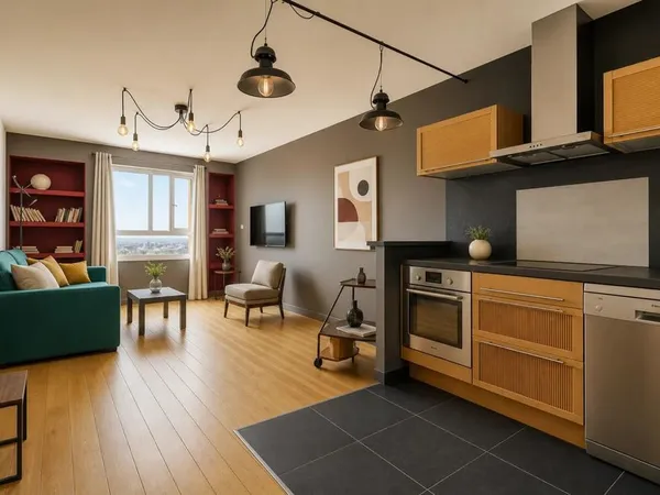 Appartement 2 pièces de 50 m² situé à Paris