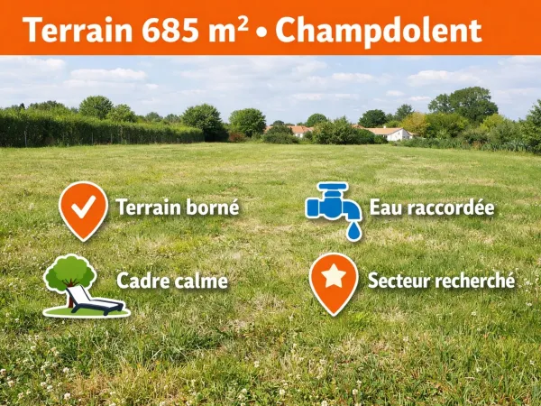 Terrain 685 m²