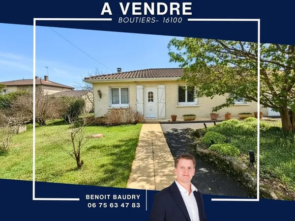 Maison plain-pied - 2 chambres - véranda