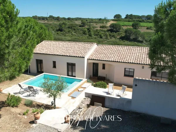EXCLUSIVITE ! Aragon ! Villa 6 pièce(s) 202 m2 AVEC PISCINE ET VUE EXCEPTIONNELLE !
