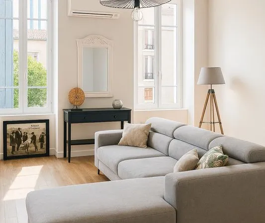 Magnifique duplex meublé avec terrasse au coeur de Villeneuve-sur-Lot