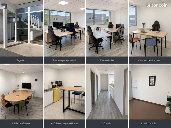 Bureaux meublés à louer 121 m² - Montpellier Est / Mauguio - 950€ HT/mois