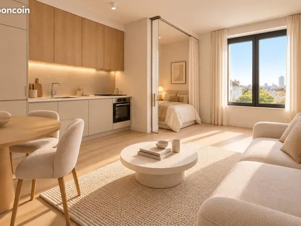 Studio 1 pièce 35 m²