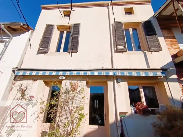 Maison de ville avec jardin