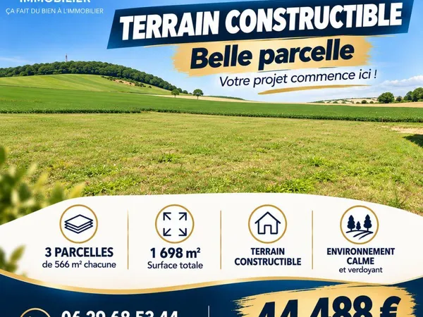 Terrain 1698 m²