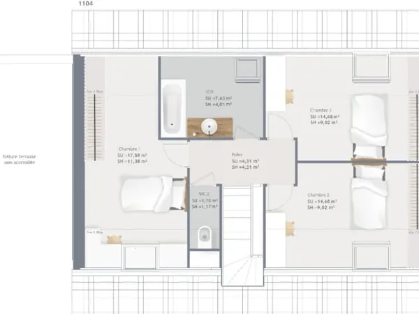 Maison neuve 6 pièces 115 m²