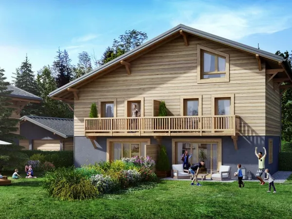 Un nouveau programme mixant appartements et chalets neufs, situé dans un cadre ensoleillé avec un ar