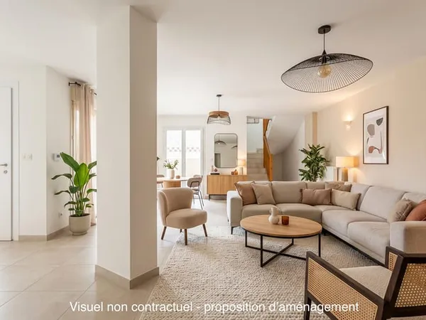 Duplex avec terrasse et environnement intimiste