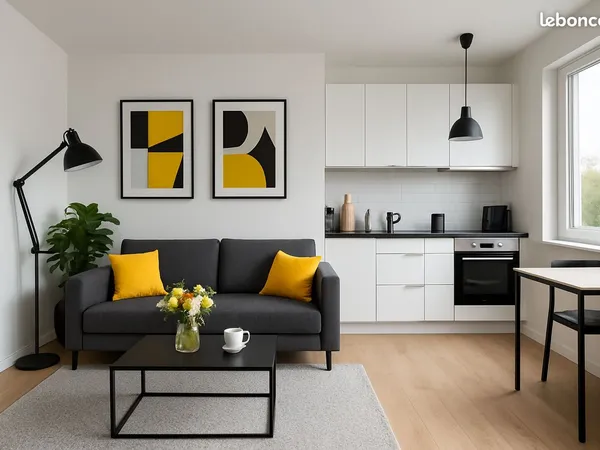 Studio 1 pièce 29 m²