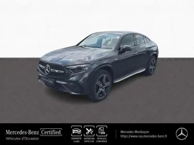 Mercedes Glc coupé 300 e hybrid 204+136ch amg line + 4matic 9g-tronic