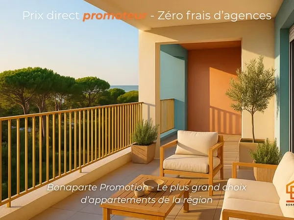 - A 2 PAS DES PLAGES T2 AVEC TERRASSE