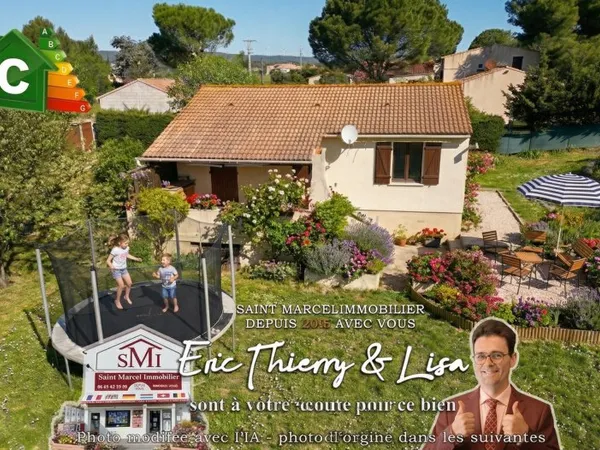 Rare ! Maison 4 faces sur un grand terrain de 1370 m2, proch