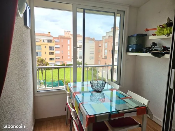 Studio mezzanine 4 couchages au cap d'Agde