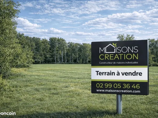 Terrain 625 m² Lehon