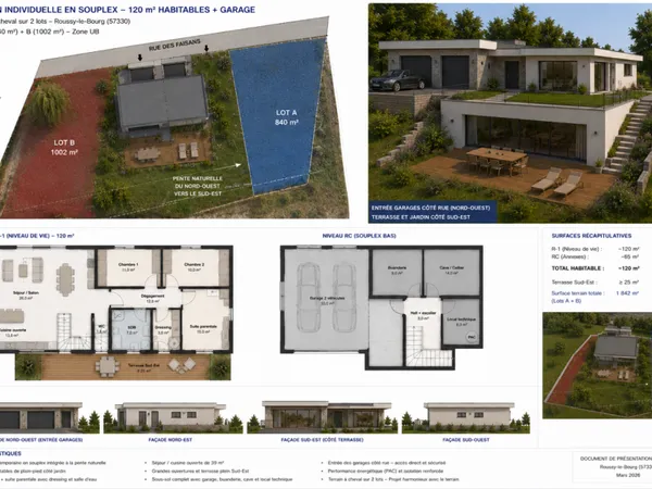 Terrain 1800 m²