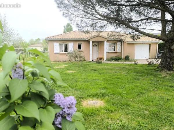 Maison T4 plain pied avec garage