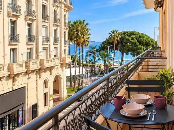 Superbe 2 pièces avec vue mer en plein centre Cannes