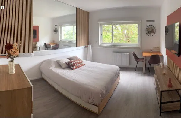 🏡 Studio meublé 22,3 m² - Carquefou - 680 /mois tout compris