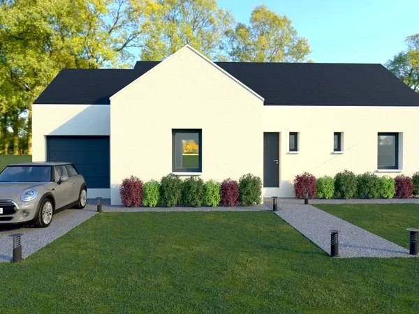 Terrain + maison 80 m²