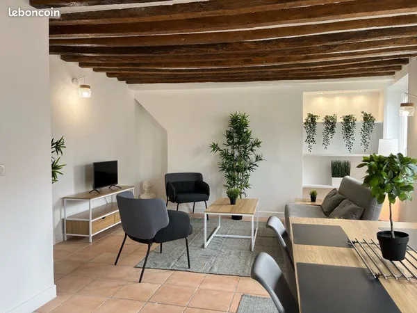 Appartement F5 + Studio en centre ville