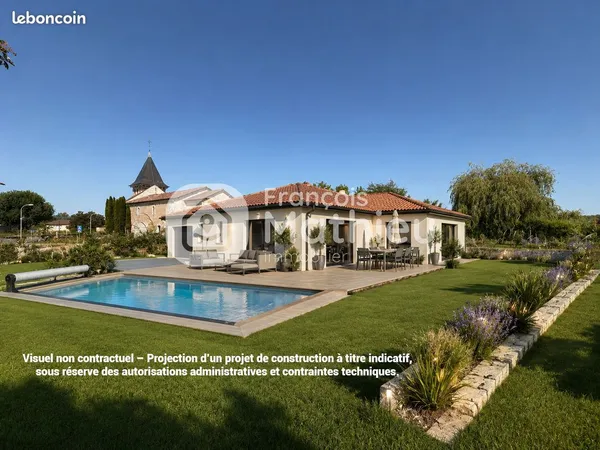 Terrain 1248 m² Marlieux