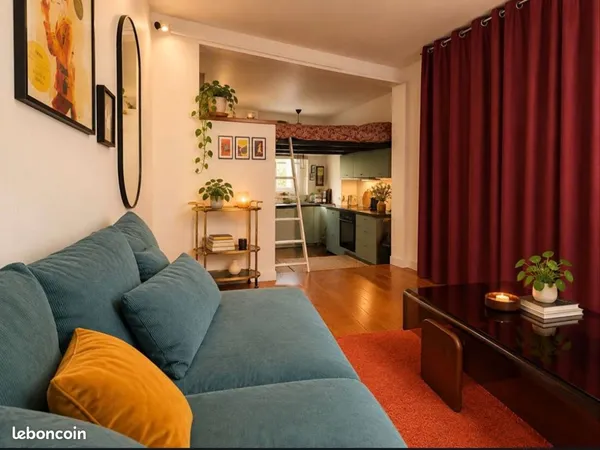 Appartement 1 pièce 32m² dont 24m² loi carrez