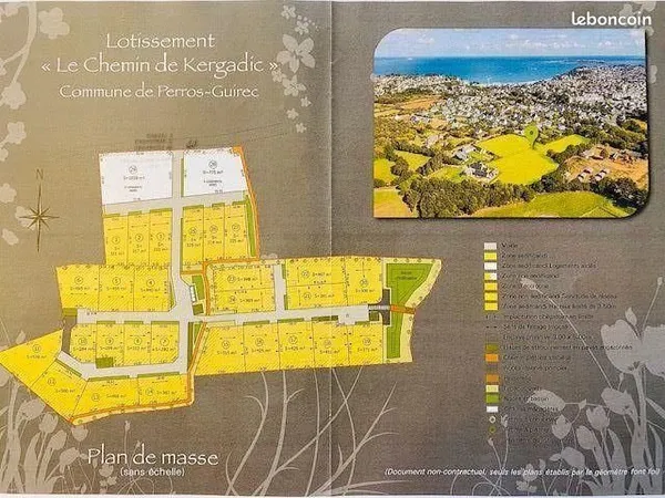 Terrain 150 m² Perros-Guirec