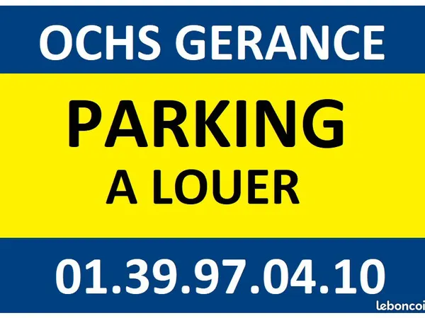 A louer - parking en sous sol à la gare de Franconville