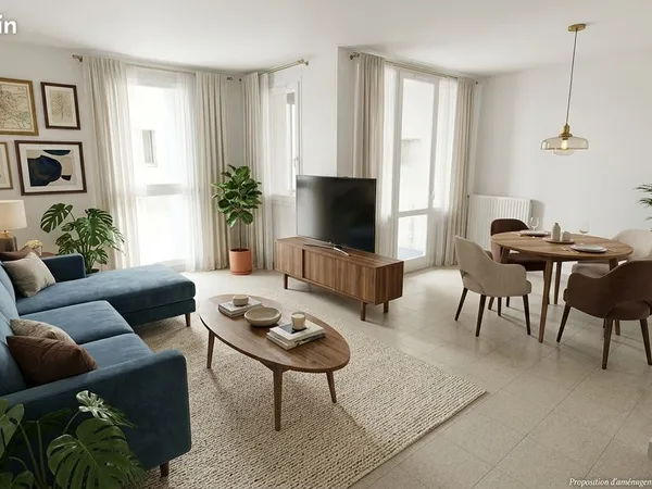 Duplex 4 pièces 80 m²