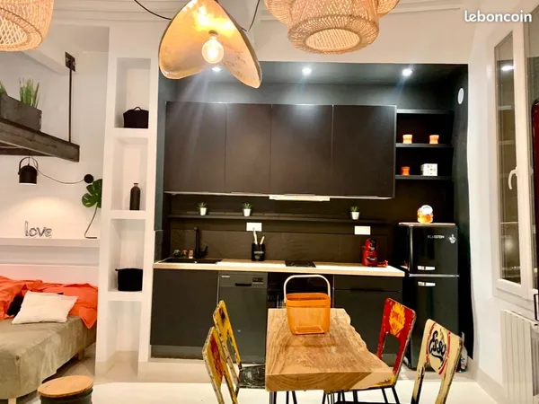 à louer- aix-en-provence- loft meublé entièrement rénové