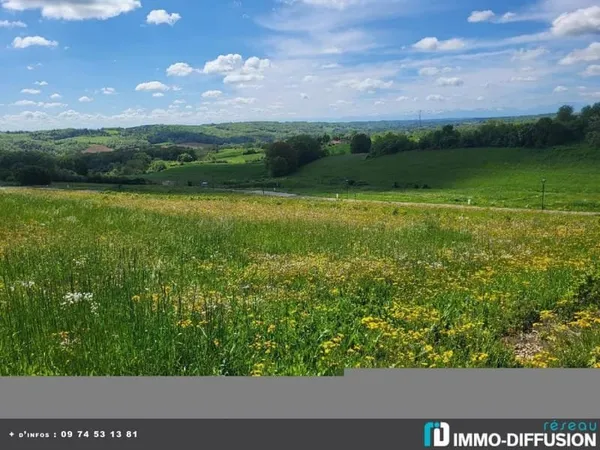 Terrain Vente Lasséran  1577m² 70000€