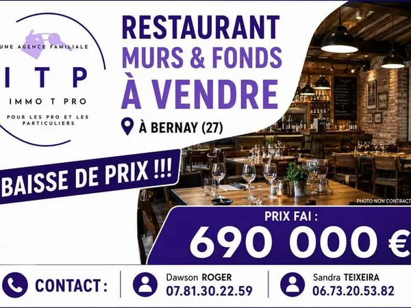 MAGNIFIQUE RESTAURANT DANS LA PÉRIPHÉRIE DE BRIONNE (27)