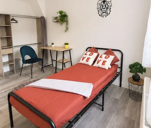 Nova • Les Rives — Chambre Cosy meublée — 570 CC — Gare de Caen