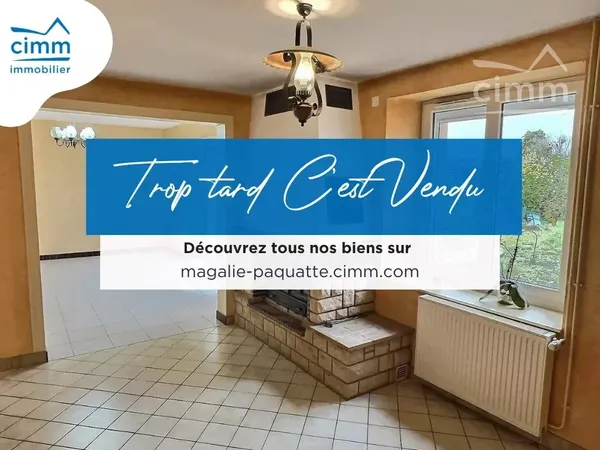 A VENDRE NEUVILLE SUR ORNAIN MAISON JARDIN