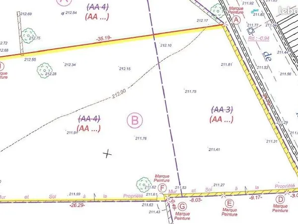 Terrain 944 m² Griscourt
