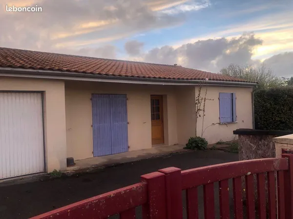 A louer maison avec jardin